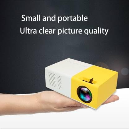 The Tramo™ Premium Mini LED Projector, Full HD, 1080p, 24W, Yellow