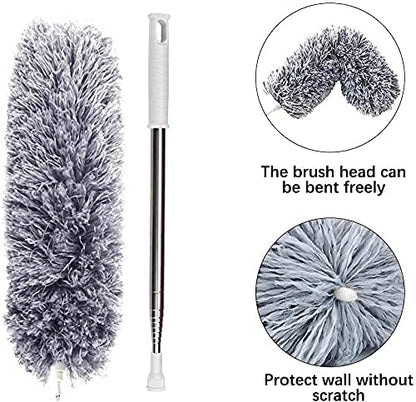 The Tramo™ Microfiber Feather Duster - Bendable & Extendable Cleaning Tool for Home & Room Cleaning