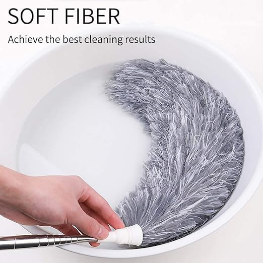 The Tramo™ Microfiber Feather Duster - Bendable & Extendable Cleaning Tool for Home & Room Cleaning