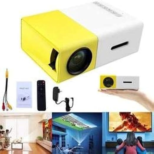 The Tramo™ Premium Mini LED Projector, Full HD, 1080p, 24W, Yellow