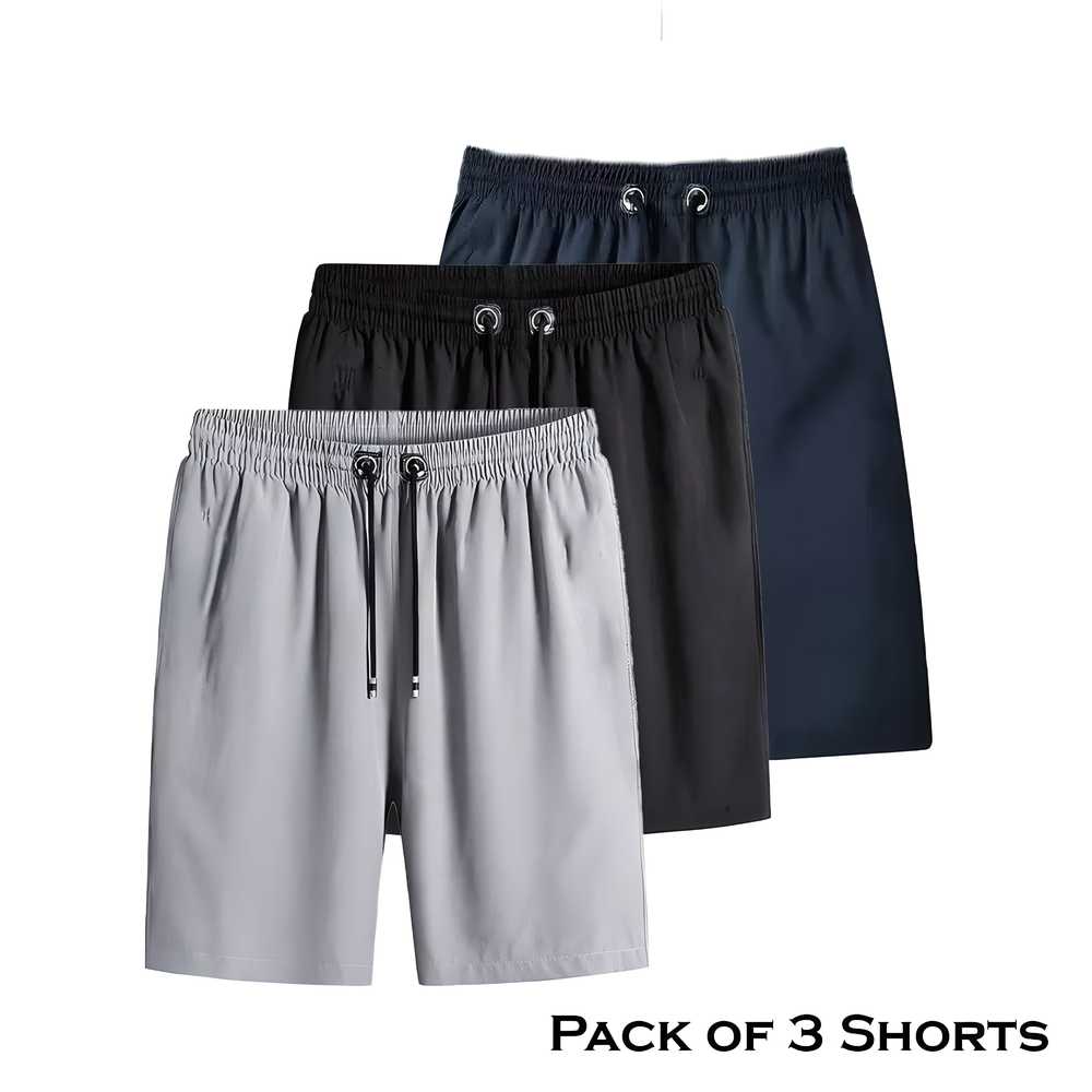 Combo of 3 Men's Cotton Shorts™