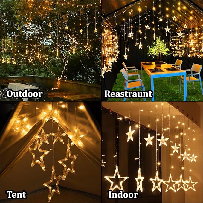 The Tramo™ Festival Star Gold Light Room Décor