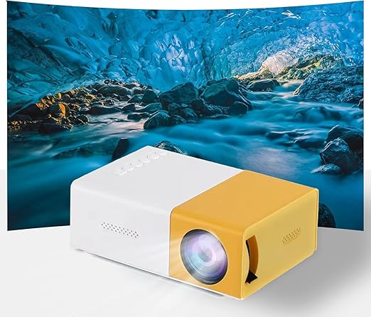 The Tramo™ Premium Mini LED Projector, Full HD, 1080p, 24W, Yellow