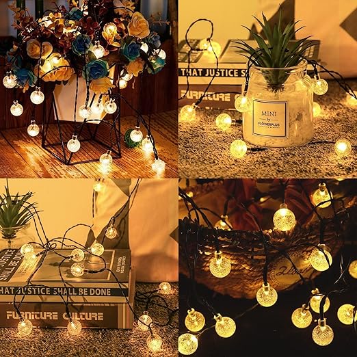 The Tramo™ Crystal Ball String Lights for festivals