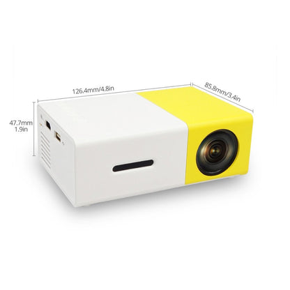 The Tramo™ Premium Mini LED Projector, Full HD, 1080p, 24W, Yellow